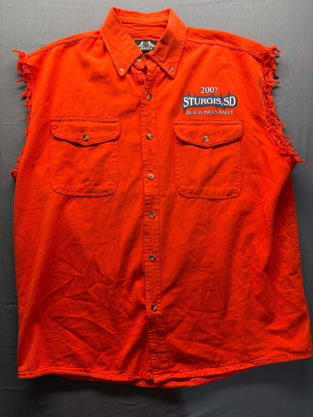 Biker Design 2007 Sturgis Black Hills Rally 67th Anniversary Sleeveless shirt